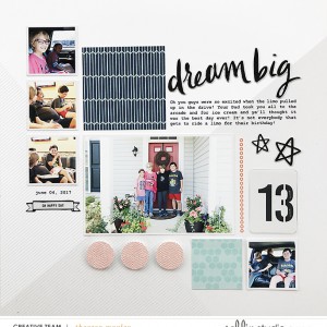 Sahlin Studio CT Theresa Moxley | Dream Big with July Template Plus Like A Boss