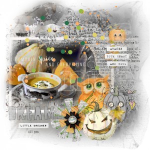 DSD Quick Slow Scrap-October-Pumpkin Spice