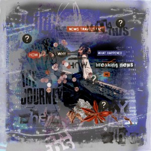 Rachel Jefferies-November Mixed Media Challenge-Personal Journal-Times Are Just Too Tough