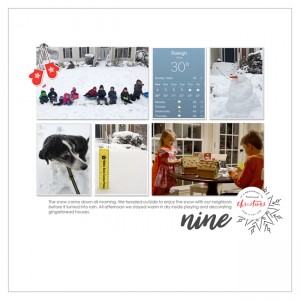 December 9 (2018) Snow Day