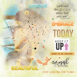 Art Journaling-Monthly Muse-November-Week #3-Typography-Larger Than Life