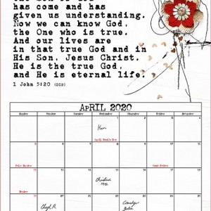 April 2020 Calendar