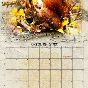 NBK-Design Calendar - October 2020