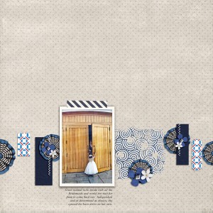 Peekaboo Gwen - January 4 Simple Template