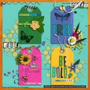 MOC 08 #day10 - Create altered tags (Bee!)
