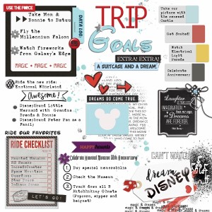 Trip Goals - MOC 8 Day 11 2020 Vision Board