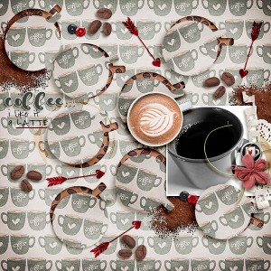 Coffee..I like it a LATTE! (MOC19 Cutouts)