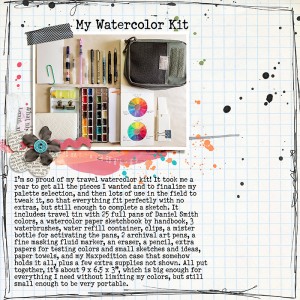 MOC8 Day 25 - My Watercolor Kit