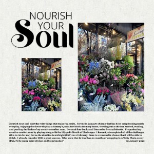 Day 27 Paint Stroke Picture: Nourish Your Soul