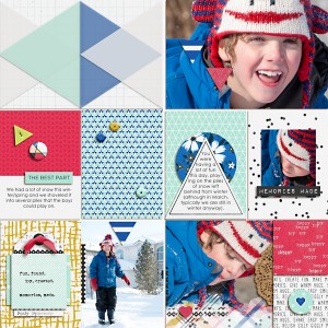 Snowbank - Left page