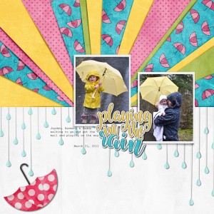 Playing in the rain