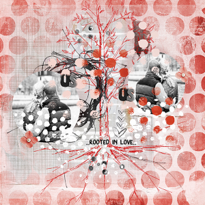Art Journaling-Monthly Muse-March-Week#1-Dots & Stripes & Ellipses-Love Is In The Air