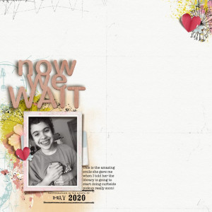 Now We Wait - SCRAPLIFT CHALLENGE - FF 05/15 - Vivi's Challenge