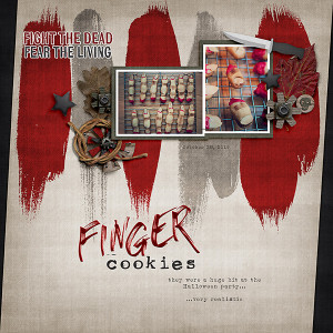 Zombie Finger Cookies
