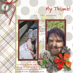 My thumb!