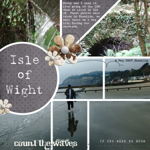 Sahlinstudio: July Template - Shanklin-IOW