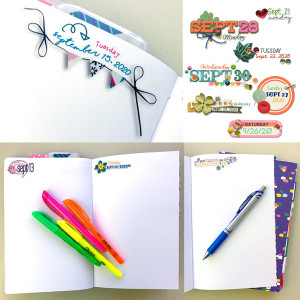 September Date Stickers 2