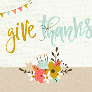 Give thanks card