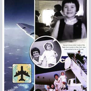 Flying from London to NY
