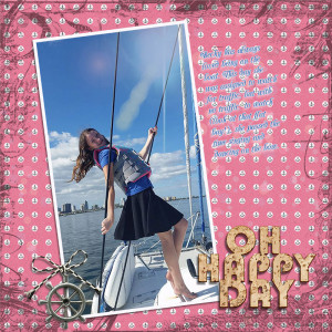 Oh Happy Day - Overlay Technique Scrap