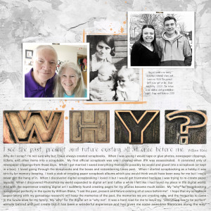 January 02:  Why I Scrap