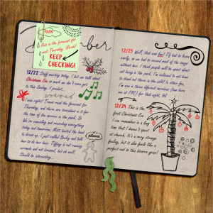 1-12-21 Art Journal - Christmas Eve