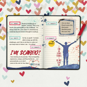MOC 12 Art Journal Diary