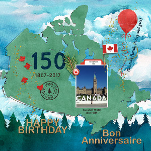 MOC9 Day 21 Birthday Challenge Canada 150
