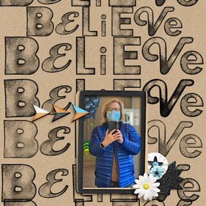 January 19 Stamped Background