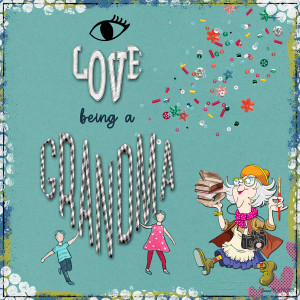 January 22_Title In A Shape_Ilovebeingagrandma