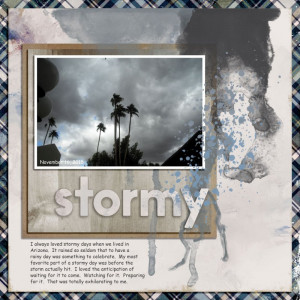 JANUARY 28 - PAPER AND PAINT - STORMY DAY