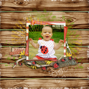 Hello Spring - March Scrap Lift Challenge