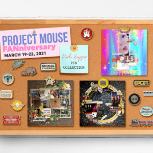 project mouse FANniversary pins & layouts