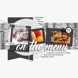 on the menu