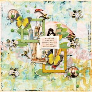 Slow Scrap-Jul 2021-Art Journal/Recipe/Blend-Just Bee You
