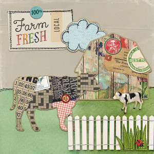 Summer School 21 Week 2: Farm Fresh Collage
