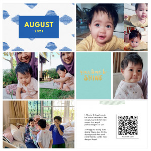 Project Life 2021 - August - Page 1