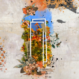 October scraplift challenge