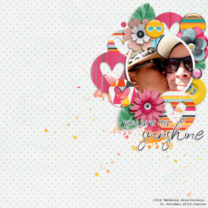 Kim Jensen: Oct 2021 - Wreath - You Are My Sunshine