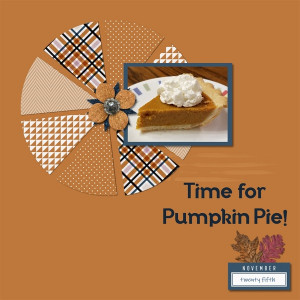 Time For Pumpkin Pie