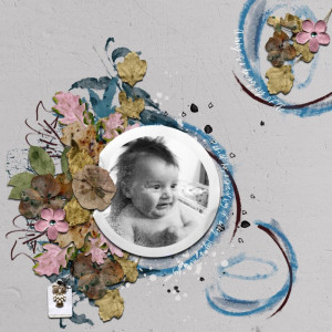 A baby is a dancing joy of life