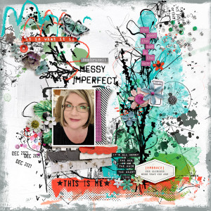 Messy Imperfect This Is Me - Altered For My Album [MOC10 January 12: Mixed Media]