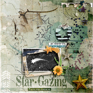 Star Gazing (MOC 10 day 25 photo-less page)
