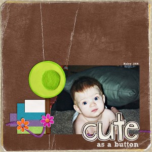 Cute as a button