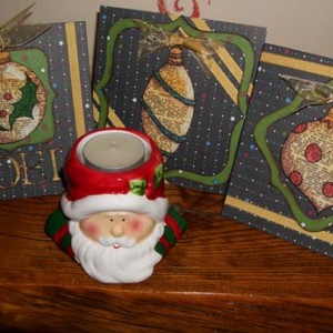 trio of christmas cards
