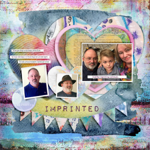 IMPRINTED   LayeredHeartTemplatesm