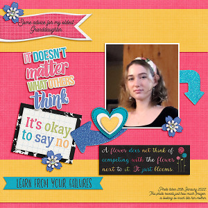 LOD_BellaGypsy_Advice for my Granddaughter