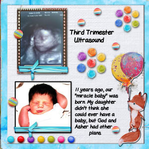 June Random Challenge {Our Miracle Baby}