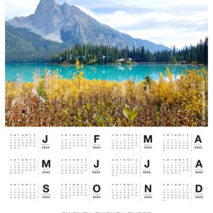 Paislee Press CT: 2023 Poster Calendar (16x20) - Sunday start format