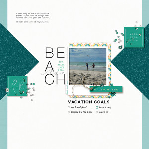 From the TLP blog: One Template 4 Ways | Beach Goals